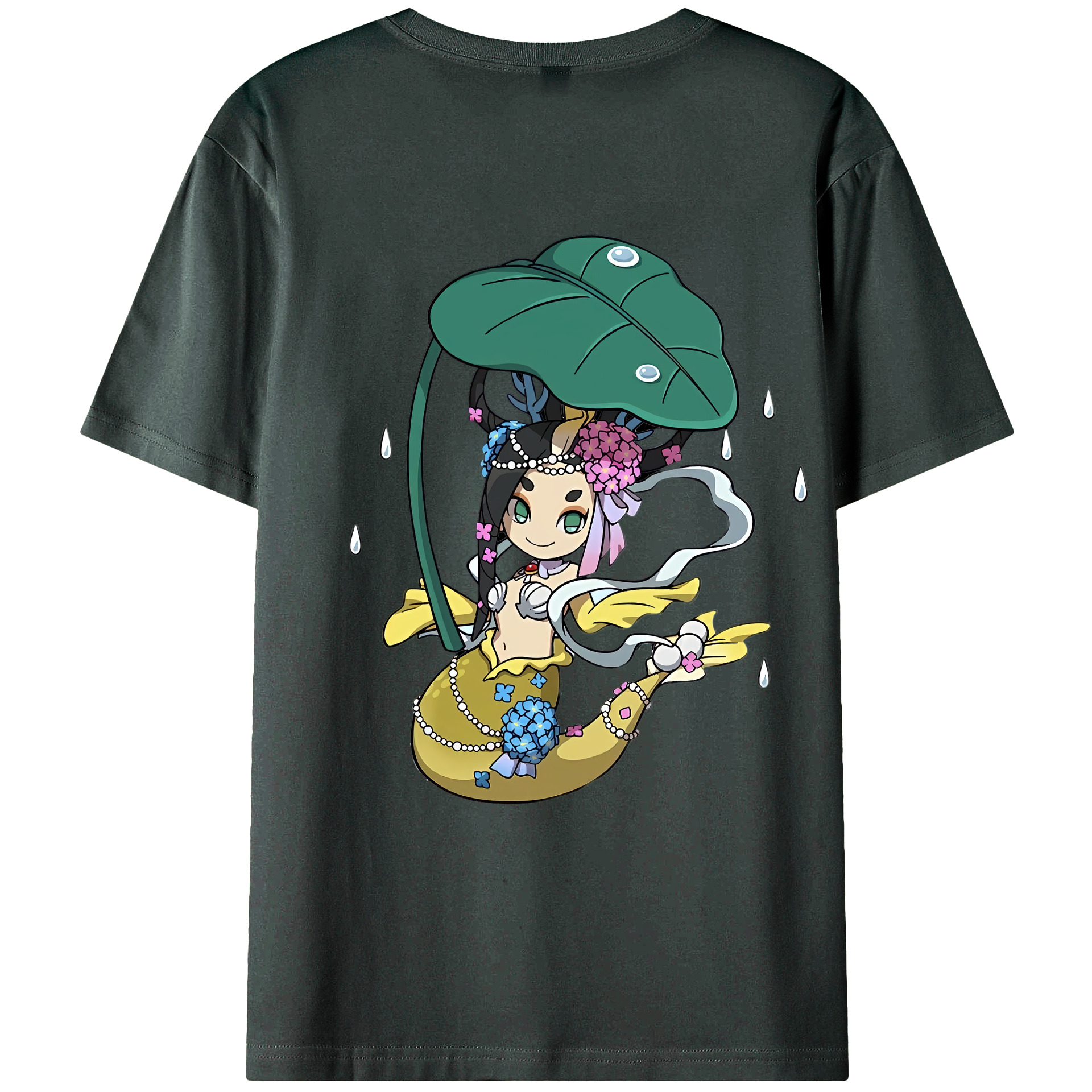 （画像用） 妖怪ウォッチ Yo-kai Watch 綿100％ メンズ半袖Tシャツ（バックプリント） 通気性
